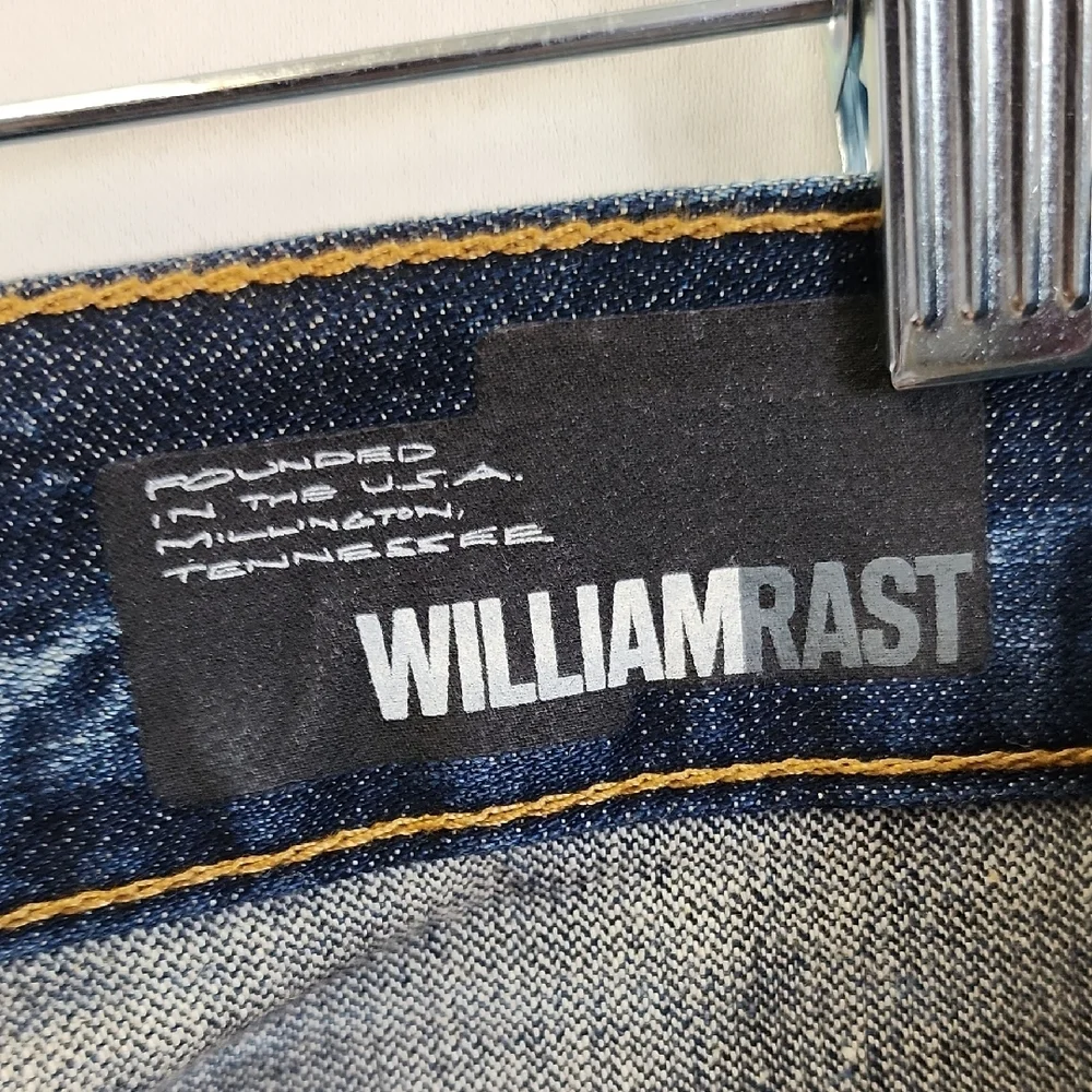(0405) William Rast Men's Bootcut Jeans - Blue - Picture 2 of 10
